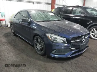 2018 Mercedes-Benz CLA 250 with VIN WDDSJ4EB1JN647458, listed as a IAAI auction lot 42357114 with 86,196 mi miles and . Bid and sale history available at DreamBid. Image 1.