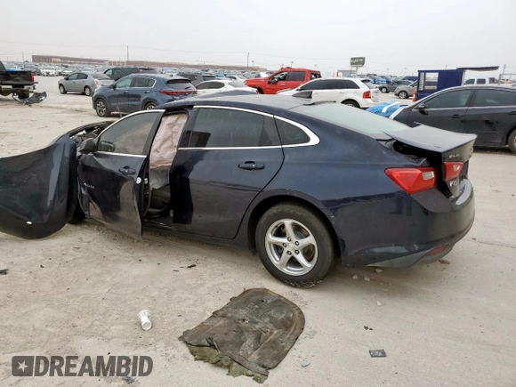 2016 Chevrolet Malibu LS with VIN 1G1ZB5ST9GF175711, listed as a Copart auction lot 51229635 with Not Provided miles and Salvage Title. Bid and sale history available at carsss.com. Image 2.