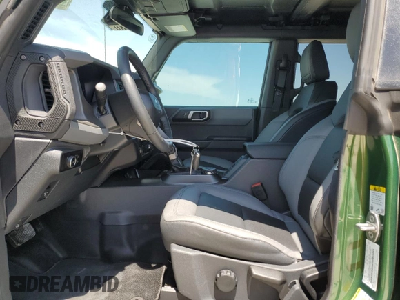 2024 Ford Bronco Big Bend with VIN 1FMDE7BH0RLB23240, listed as a Copart auction lot 52766855 with 1,283 mi miles and Salvage Title. Bid and sale history available at DreamBid. Image 7.