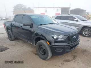 2022 Ford Ranger XL with VIN 1FTER4EHXNLD40232, listed as a IAAI auction lot 41486537 with 44,486 mi miles. Bid and sale history available at carsss.com. Image 1.