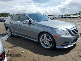 2013 Mercedes-Benz E 350 Luxury with VIN WDDHF5KB2DA735971, listed as a Copart auction lot 50551735 with 67,566 mi miles and Salvage Title. Bid and sale history available at DreamBid. Image 4.