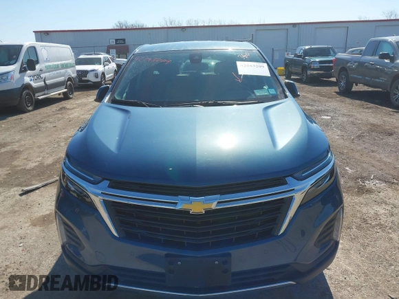 2024 Chevrolet Equinox LT with VIN 3GNAXUEGXRL329504, listed as a IAAI auction lot 42043209 with 7,000 mi miles and . Bid and sale history available at DreamBid. Image 12.