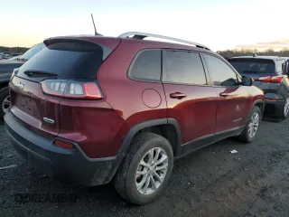 2021 Jeep Cherokee Latitude with VIN 1C4PJLCB2MD119824, listed as a Copart auction lot 81811834 with 65,315 mi miles and Salvage Title. Bid and sale history available at carsss.com. Image 3.
