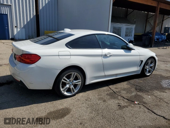 2015 BMW 4 Series 428i xDrive с VIN WBA3N5C58FK197982, выставлен на аукционе Copart как лот 56221985 с пробегом 133 662 миль миль и Списание • Salvage title. История ставок и продаж доступна на DreamBid. Изображение 3.
