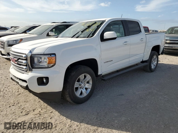 2018 GMC Canyon 2WD SLE with VIN 1GTG5CEN6J1318674, listed as a Copart auction lot 76540364 with 0 mi miles and Non Repairable. Bid and sale history available at carsss.com. Image 1.