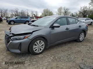 2024 Nissan Sentra S with VIN 3N1AB8BV7RY234342, listed as a Copart auction lot 51633265 with 46,446 mi miles and Salvage Title. Bid and sale history available at carsss.com. Image 1.
