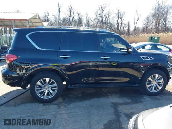 2017 Infiniti QX80 with VIN JN8AZ2NEXH9153684, listed as a IAAI auction lot 41737303 with 87,515 mi miles and . Bid and sale history available at DreamBid. Image 14.