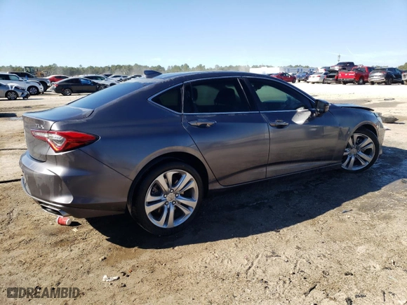 2022 Acura TLX w/Technology Package with VIN 19UUB5F41NA003012, listed as a Copart auction lot 82753724 with 41,478 mi miles and Salvage Title. Bid and sale history available at carsss.com. Image 3.