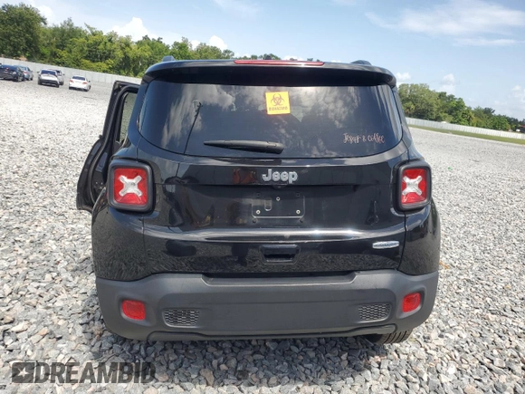 2020 Jeep Renegade Latitude with VIN ZACNJABB1LPL86981, listed as a Copart auction lot 60917195 with Not provided miles and Non repairable. Bid and sale history available at DreamBid. Image 6.
