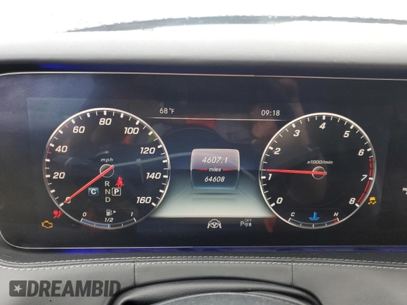 2019 Mercedes-Benz S-Class S 560 with VIN WDDXK8DB7KA035737, listed as a Copart auction lot 85316424 with 64,608 mi miles and Salvage Title. Bid and sale history available at carsss.com. Image 9.