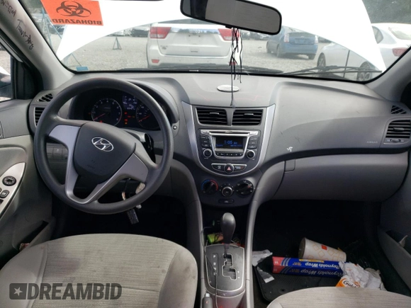 2017 Hyundai Accent SE with VIN KMHCT4AE0HU265474, listed as a Copart auction lot 46805963 with 83,401 mi miles. Bid and sale history available at carsss.com. Image 8.