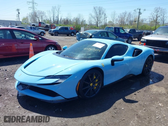 2024 Ferrari SF90 с VIN ZFF96NMA1R0310002, выставлен на аукционе IAAI как лот 41987894 с пробегом 2 044 миль миль и . История ставок и продаж доступна на DreamBid. Изображение 17.