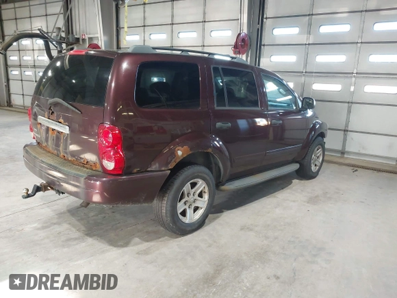 2005 Dodge Durango SLT with VIN 1D4HB48N25F534323, listed as a IAAI auction lot 41974617 with 293,123 mi miles and . Bid and sale history available at DreamBid. Image 4.