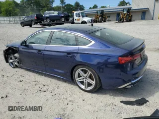 2022 Audi A5 Sportback S line Premium with VIN WAUDACF57NA010347, listed as a Copart auction lot 56671014 with 29,759 mi miles and Salvage Title. Bid and sale history available at carsss.com. Image 2.