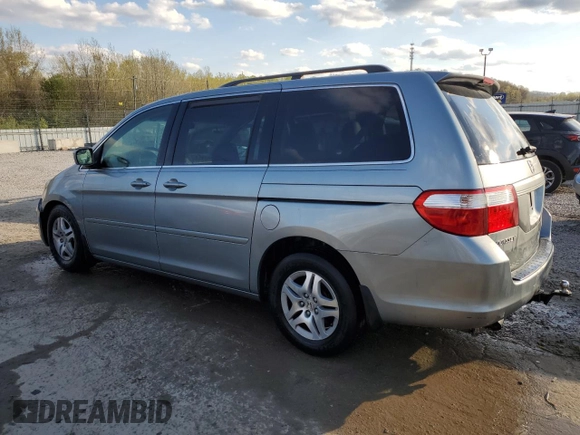 2007 Honda Odyssey EX-L with VIN 5FNRL38777B030285, listed as a Copart auction lot 52752985 with 293,414 mi miles and Salvage Title. Bid and sale history available at carsss.com. Image 2.