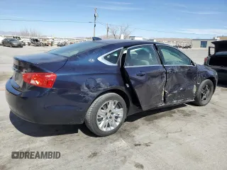 2017 Chevrolet Impala LS with VIN 2G11Z5SA2H9197745, listed as a Copart auction lot 46480825 with 38,634 mi miles and Salvage Title. Bid and sale history available at DreamBid. Image 3.