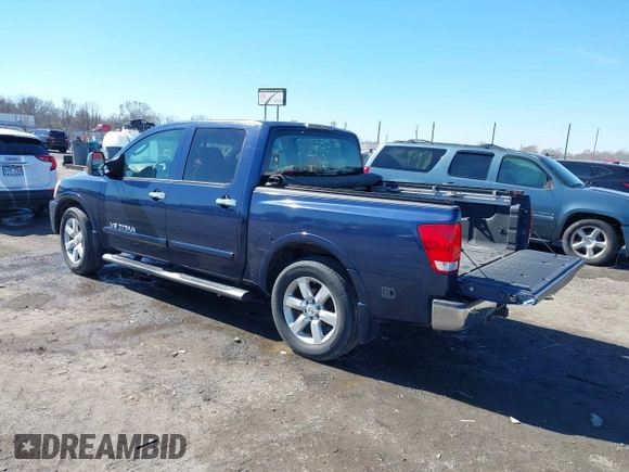 2011 Nissan Titan SV with VIN 1N6BA0ED7BN311347, listed as a IAAI auction lot 41634291 with 116,424 mi miles and . Bid and sale history available at DreamBid. Image 3.