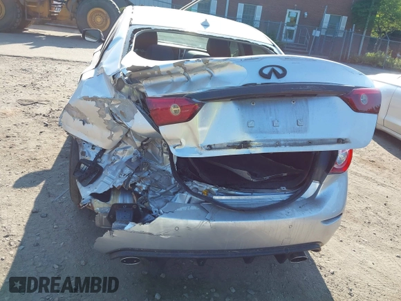 2014 Infiniti Q50 Premium with VIN JN1BV7AR4EM682593, listed as a IAAI auction lot 42581745 with 84,166 mi miles and . Bid and sale history available at DreamBid. Image 6.