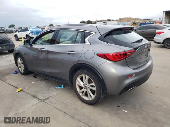2019 Infiniti QX30 Luxe with VIN SJKCH5CP8KA009597, listed as a Copart auction lot 54388245 with 73,944 mi miles and Salvage title. Bid and sale history available at DreamBid. Image 2.