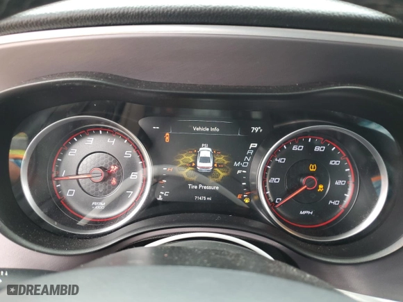 2019 Dodge Charger SXT with VIN 2C3CDXBG7KH599597, listed as a Copart auction lot 48837195 with 71,475 mi miles and Salvage Title. Bid and sale history available at carsss.com. Image 9.