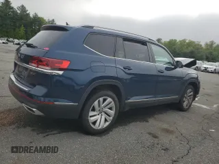 2021 Volkswagen Atlas SEL with VIN 1V2BP2CAXMC566223, listed as a Copart auction lot 56785655 with 101,229 mi miles and Salvage title. Bid and sale history available at DreamBid. Image 3.