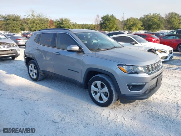 2019 Jeep Compass Latitude w/Sun/Wheel Pkg with VIN 3C4NJCBB5KT699294, listed as a IAAI auction lot 41170681 with NaN miles. Bid and sale history available at carsss.com. Image 1.