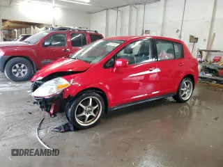 2008 Nissan Versa S with VIN 3N1BC13E28L403735, listed as a Copart auction lot 62220145 with 287,883 mi miles and Salvage title. Bid and sale history available at DreamBid. Image 1.