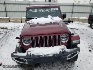 2021 Jeep Gladiator Overland with VIN 1C6HJTFGXML563056, listed as a Copart auction lot 72481592 with 12,315 mi miles and Non Repairable. Bid and sale history available at carsss.com. Image 5.