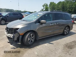 2018 Honda Odyssey Touring with VIN 5FNRL6H84JB005944, listed as a Copart auction lot 62290225 with 110,238 mi miles and Salvage title. Bid and sale history available at DreamBid. Image 1.