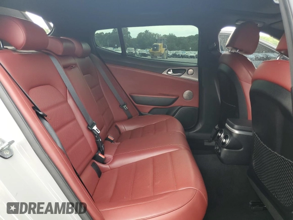 2021 Kia Stinger GT2 with VIN KNAE55LC5M6096640, listed as a Copart auction lot 66076814 with 63,852 mi miles and Salvage Title. Bid and sale history available at carsss.com. Image 11.