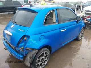 2018 FIAT 500 Pop with VIN 3C3CFFKH8JT465183, listed as a IAAI auction lot 41412115 with 87,260 mi miles. Bid and sale history available at carsss.com. Image 4.