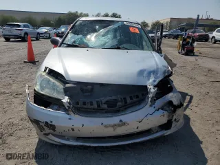 2003 Honda Civic LX with VIN 2HGES16693H580433, listed as a Copart auction lot 69686534 with 142,678 mi miles and Salvage Title. Bid and sale history available at carsss.com. Image 5.