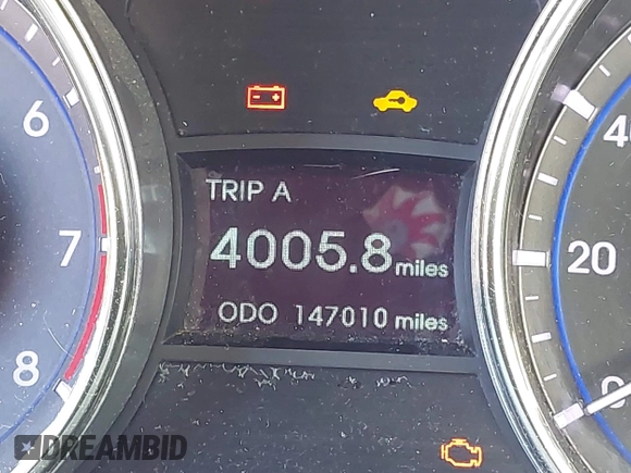 2011 Hyundai Sonata Limited with VIN 5NPEC4AC4BH296899, listed as a IAAI auction lot 42097742 with 147,010 mi miles and . Bid and sale history available at DreamBid. Image 16.