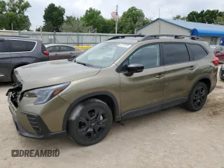 2024 Subaru Ascent Onyx Limited с VIN 4S4WMAKD7R3447999, выставлен на аукционе Copart как лот 57273785 с пробегом 10 855 миль миль и Чистый • Clean title. История ставок и продаж доступна на DreamBid. Изображение 1.