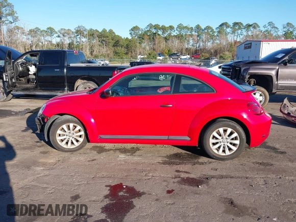 2017 Volkswagen Beetle 1.8T Fleet with VIN 3VWF17AT8HM609304, listed as a IAAI auction lot 41239011 with 68,318 mi miles. Bid and sale history available at carsss.com. Image 14.