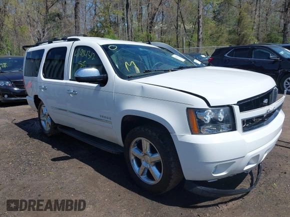 2013 Chevrolet Tahoe LTZ with VIN 1GNSKCE08DR161606, listed as a IAAI auction lot 41984912 with 189,181 mi miles and . Bid and sale history available at DreamBid. Image 1.