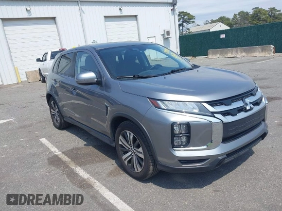 2020 Mitsubishi Outlander Sport ES 2.0 with VIN JA4AR3AU5LU016702, listed as a IAAI auction lot 42094624 with 104,067 mi miles. Bid and sale history available at carsss.com. Image 1.
