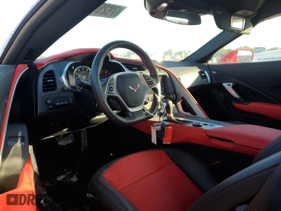 2019 Chevrolet Corvette 2LT with VIN 1G1YD3D73K5121944, listed as a Copart auction lot 78261294 with 3,012 mi miles and Non Repairable. Bid and sale history available at carsss.com. Image 8.