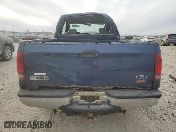 2007 Ford F-250 XL with VIN 1FTSX21P27EA04043, listed as a Copart auction lot 41401225 with 190,310 mi miles and Non Repairable. Bid and sale history available at DreamBid. Image 6.