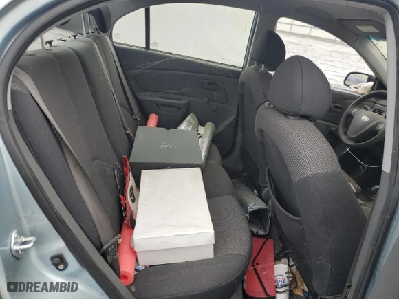 2008 Kia Rio LX with VIN KNADE123986411855, listed as a Copart auction lot 84085024 with 62,562 mi miles and Clean Title. Bid and sale history available at carsss.com. Image 10.