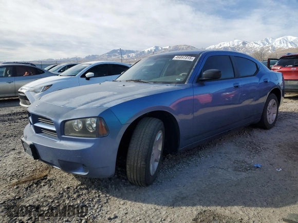 2007 Dodge Charger with VIN 2B3KA43R87H676386, listed as a Copart auction lot 46897315 with 128,922 mi miles and Clean Title. Bid and sale history available at DreamBid. Image 1.