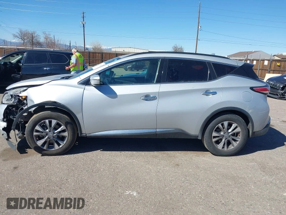 2018 Nissan Murano S with VIN 5N1AZ2MG2JN135283, listed as a IAAI auction lot 41707260 with 137,732 mi miles and . Bid and sale history available at DreamBid. Image 14.