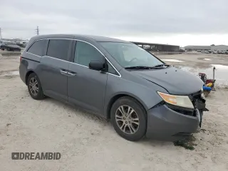2012 Honda Odyssey EX with VIN 5FNRL5H48CB085176, listed as a Copart auction lot 45870305 with 159,009 mi miles and Salvage Title. Bid and sale history available at DreamBid. Image 4.