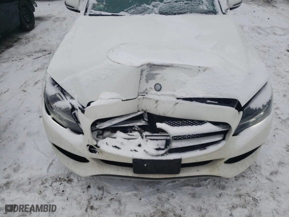 2016 Mercedes-Benz C-Class C 300 Luxury with VIN WDDWF4KB5GR152382, listed as a Copart auction lot 44328635 with 136,179 mi miles and Salvage Title. Bid and sale history available at carsss.com. Image 11.