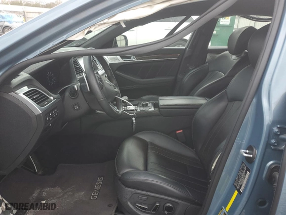 2018 Genesis G80 3.3T Sport with VIN KMHGN4JB8JU231676, listed as a Copart auction lot 81752394 with 63,503 mi miles and Salvage Title. Bid and sale history available at carsss.com. Image 7.