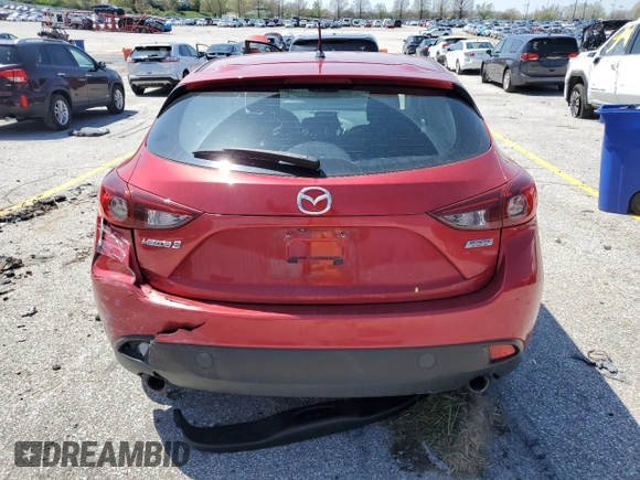 2016 Mazda 3 i Sport with VIN 3MZBM1K76GM267614, listed as a Copart auction lot 52087945 with 172,683 mi miles and Salvage Title. Bid and sale history available at DreamBid. Image 6.