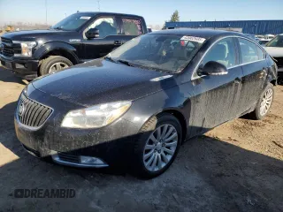 2012 Buick Regal with VIN 2G4GR5EK1C9113375, listed as a Copart auction lot 43062605 with 108,565 mi miles and Salvage title. Bid and sale history available at DreamBid. Image 1.