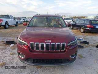 2020 Jeep Cherokee Limited with VIN 1C4PJLDB0LD592408, listed as a IAAI auction lot 40615701 with 1 mi miles. Bid and sale history available at carsss.com. Image 12.