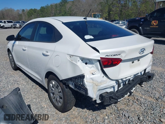 2019 Hyundai Accent SE with VIN 3KPC24A30KE049717, listed as a IAAI auction lot 41792523 with 58,576 mi miles. Bid and sale history available at carsss.com. Image 3.