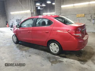 2018 Mitsubishi Mirage ES z VIN ML32F3FJ6JHF03484, wystawiony jako Copart lot #58095945 z przebiegiem 26 267 mil mil oraz Szkoda całkowita • Salvage title. Historia ofert i sprzedaży dostępna na DreamBid. Obrazek 2.
